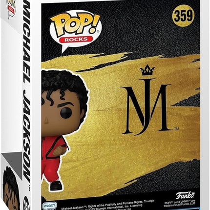 Funko POP! Rocks: Michael Jackson - (Thriller) - Collectable Vinyl Figure - Gift Idea - Official Merchandise - for Kids & Adults - Music Fans - Model Figure for Collectors and Display