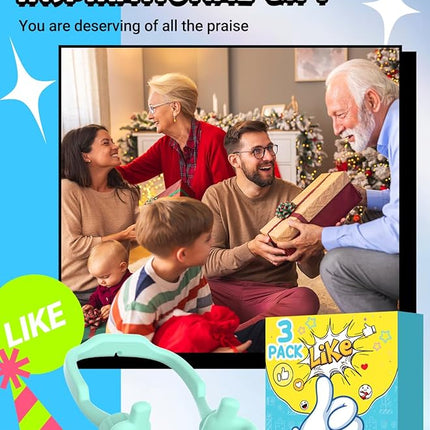 Stocking Stuffers for Teens Boys Mens Adults Gifts for Christmas: Thumbs Up Lazy Phone Stand Cell Phone Holder Funny Gifts for Kids Girls Teenage Women Wife Cool Gadgets White Elephant Stuff Ideas