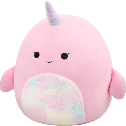 Squishmallows Original 20in Esme The Pink Narwhal – Official Jazwares Plush (Jumbo)