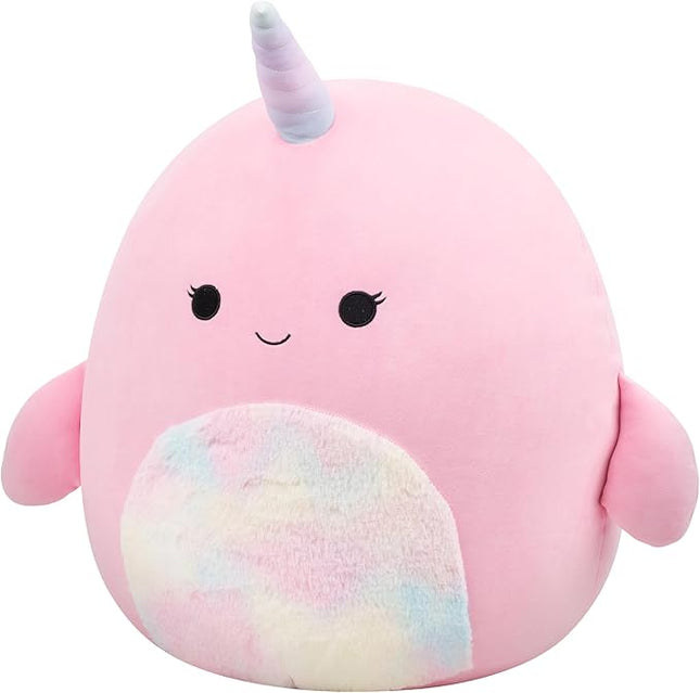 Squishmallows Original 20in Esme The Pink Narwhal – Official Jazwares Plush (Jumbo)