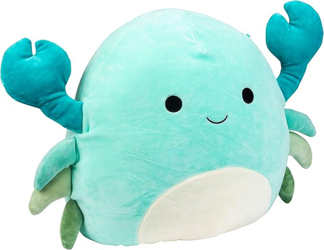 Squishmallows Original 14-Inch Large Xandra The Blue Crab - Official Jazwares Plush - Collectible Soft & Squishy Crab Stuffed Animal Toy - Add to Your Squad - Gift for Kids, Girls & Boys