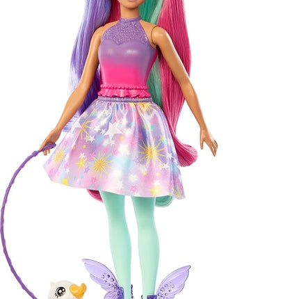 Barbie a Touch of Magic Doll & Accessories, The Glyph with Fantasy Outfit, Pet, Leash & Styling Accessories