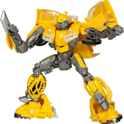 Transformers Toys Studio Series Deluxe Class Bumblebee 117 Bumblebee 4.5-inch Converting Action Figure, 8+