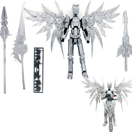 T13 Action Figure (Assembly Completed) Titan 13 Dummy 13 Action Figure Robot 13 Figure 3D Printed Articulated Multi-Jointed Movable Robot Model (SL Knight)