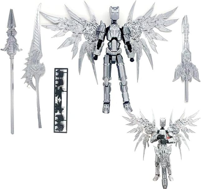 T13 Action Figure (Assembly Completed) Titan 13 Dummy 13 Action Figure Robot 13 Figure 3D Printed Articulated Multi-Jointed Movable Robot Model (SL Knight)