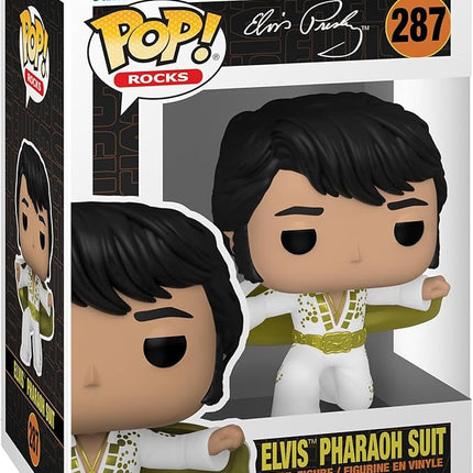 Funko POP! Rocks: Elvis Presley - Pharaoh Suit - Collectable Vinyl Figure - Gift Idea - Official Merchandise - for Kids & Adults - Music Fans - Model Figure for Collectors