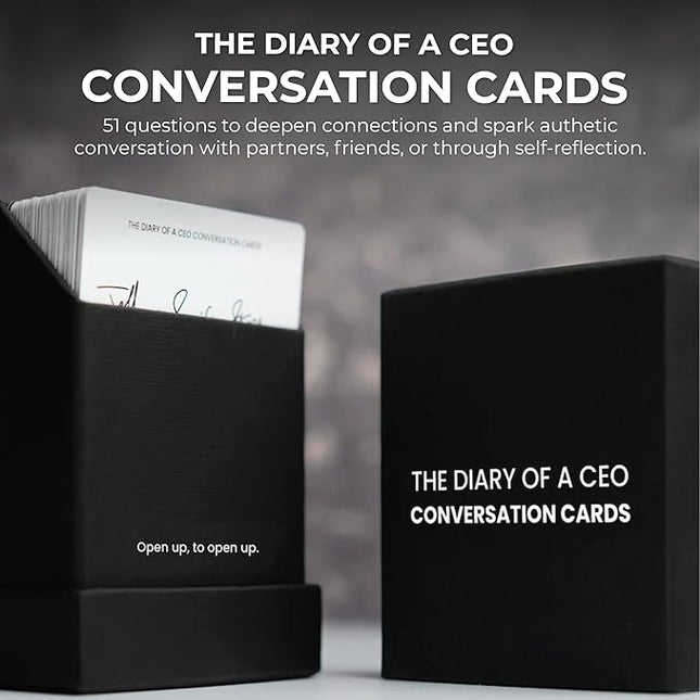 Conversation Cards by Steven Bartlett - 1st Edition - Scenario Cards, Ice Breakers, Family Conversation Starters, Question for Friends, Adults, and Group Games