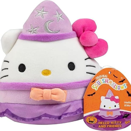 Squishmallows Original 5-Inch Hello Kitty - Official Jazwares Small Plush - Hello Kitty and Friends Collectible Soft & Squishy Mini Stuffed Animal Toy - Add to Your Squad - Gift for Kids, Girls & Boys