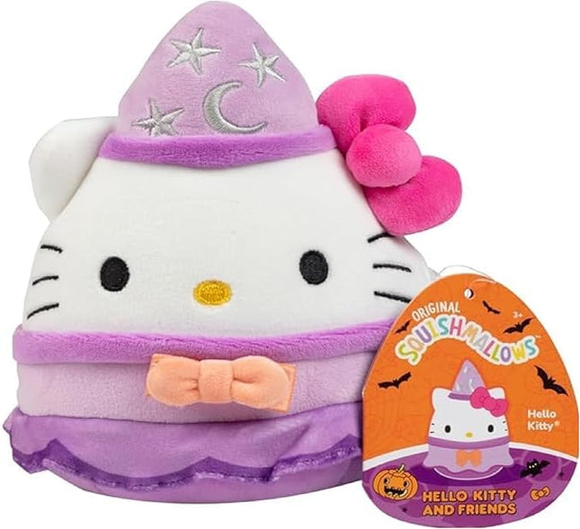 Squishmallows Original 5-Inch Hello Kitty - Official Jazwares Small Plush - Hello Kitty and Friends Collectible Soft & Squishy Mini Stuffed Animal Toy - Add to Your Squad - Gift for Kids, Girls & Boys