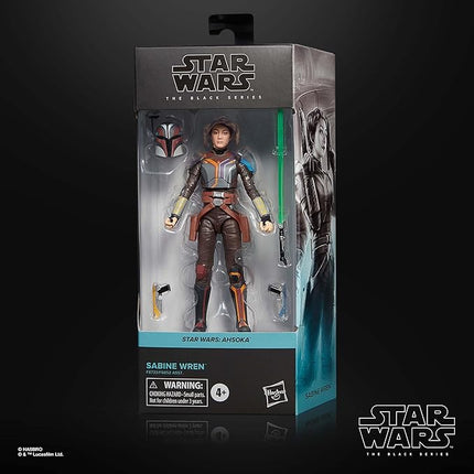 STAR WARS The Black Series Sabine Wren, Ahsoka 6-Inch Action Figures, Ages 4 and Up