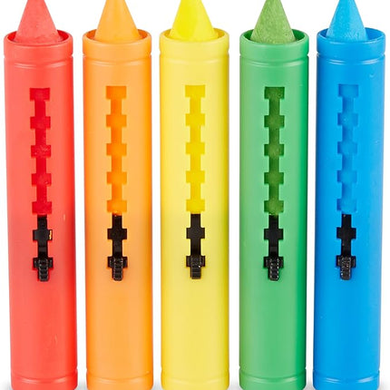 Melissa & Doug Learning Mat Crayons - 5 Colors