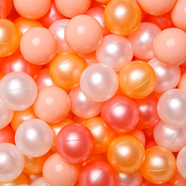 GOGOSO Ball Pit Balls for Toddlers Kids Plastic Balls for Ball-Pit Playpen Pool Baby Play Pastel BPA-Free Non Toxic Play Pastel Crush Proof Bal 50 100 200 500 1000 Count