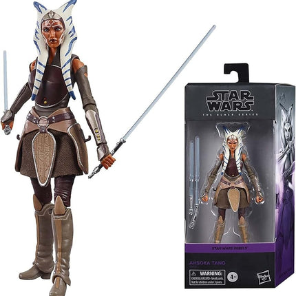STAR WARS The Black Series Ahsoka Tano Toy 6-Inch-Scale Rebels Collectible Action Figure, Toys for Kids Ages 4 and Up