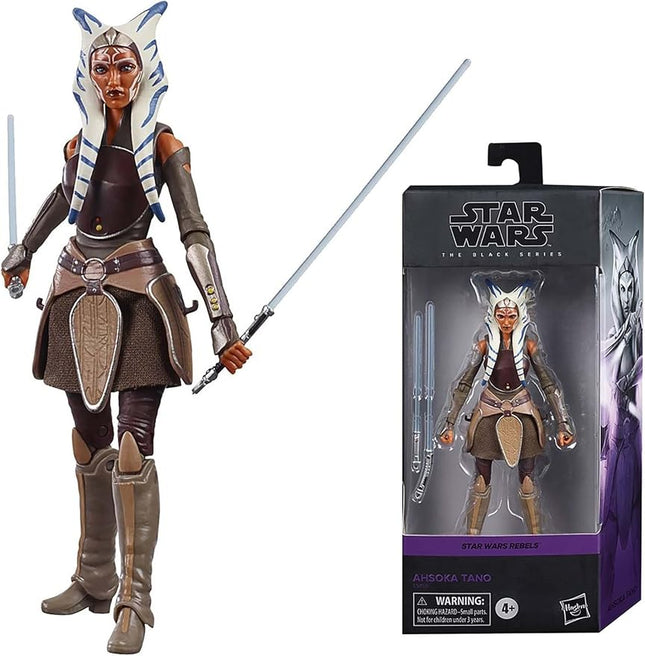 STAR WARS The Black Series Ahsoka Tano Toy 6-Inch-Scale Rebels Collectible Action Figure, Toys for Kids Ages 4 and Up