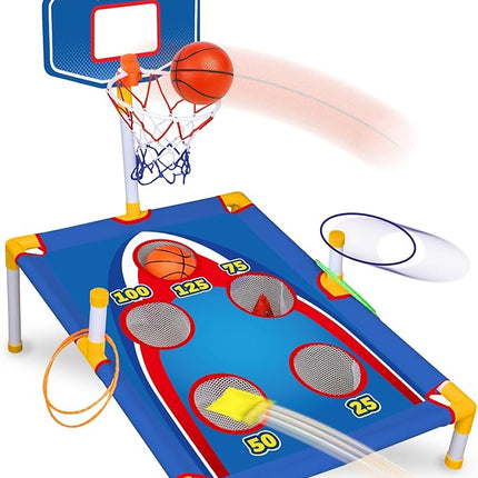 TOY Life Bean Bags Toss Carnival Games, Cornhole, Outdoor Toys for Kids Ages 4-8, Backyard Game Sports & Outdoor Play, Outside Toys for Ages 5-7, Family Lawn Yard Games Birthday Party, Gift for Boys