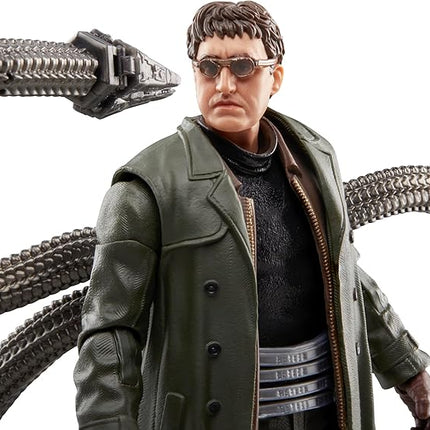 Marvel Legends Series Doc Ock, Spider-Man: No Way Home Collectible, Deluxe 6-Inch Action Figure, 4 Accessories, Ages 4 and Up