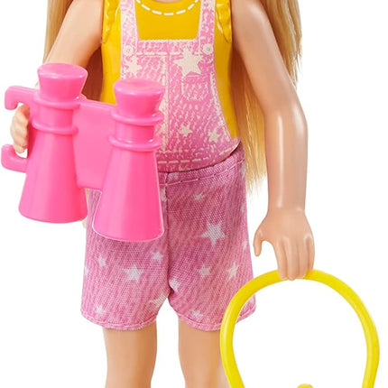 Barbie It Takes Two Camping Playset with Blonde Chelsea Small Doll Owl, Sleeping Bag & Accessories