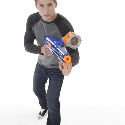 NERF Rampage N-Strike Elite Toy Blaster with 25 Dart Drum Slam Fire for Kids, Teens, & Adults (Amazon Exclusive)