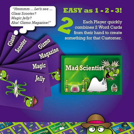 SNAKE OIL - The Silly Selling Party Game - Funny Group 3-10 Player Card Games - Fun Travel Activity for Friends and Family - Joke Juice Expansion for Ages 8+