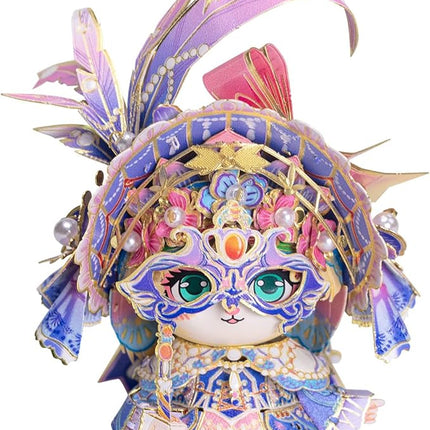 MU 3D Metal Puzzle for Adult Romeo and Juliet Masque Cat Figures Model Assembling, Metal Model Kits Miniature Building, Brain Teaser Love Gift Home Decor