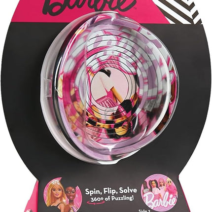 Spin Flip Puzzle: Barbie Glam Girls, 3D Puzzle, Challenging, Fun, Interactive Brain Teaser for Kids and Adults, Stimulates Creativity