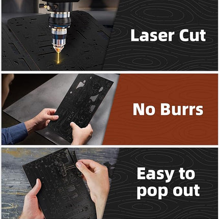 3D Wooden Puzzle Marble Run with LED Lights, Wooden Model Building Kits for Adults, Wood Mechanical Puzzle Building Set, Office Desk Decor Gift for Men Adults (312 PCS)