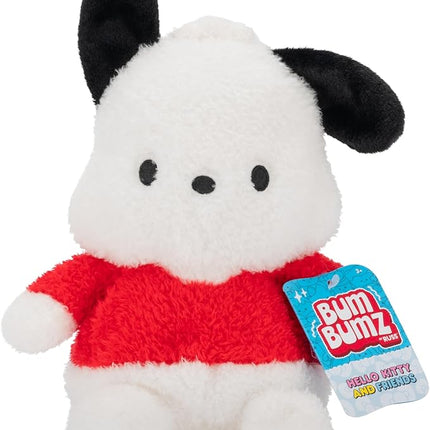 BumBumz 7.5-inch Hello Kitty and Friends Bumz - Classic Pochacco Plush - Collectible Sanrio Toy - from The Makers of Original Squishmallows - Ages 3+