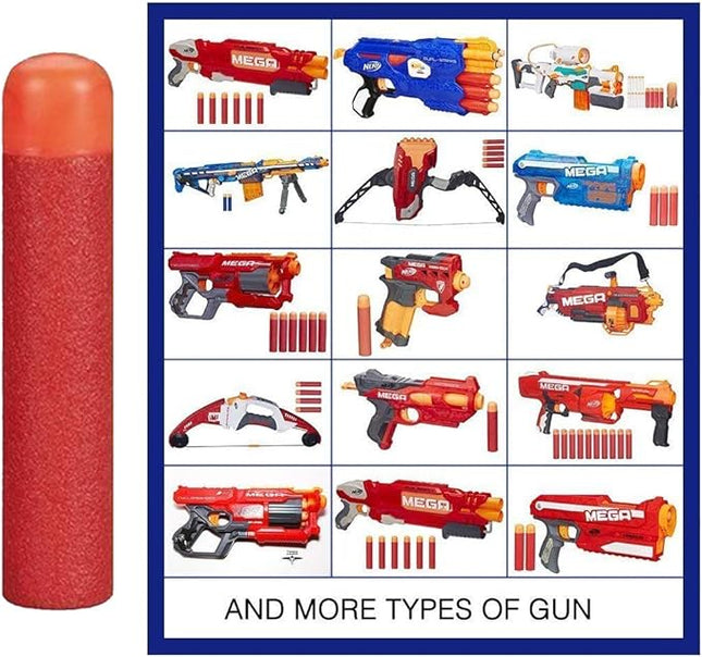 60 PCS Mega Dart Refill Pack 9.5CM Compatible with Nerf Mega Guns, Mega Pack Refill Bullets for N-Strike Mega Series Guns
