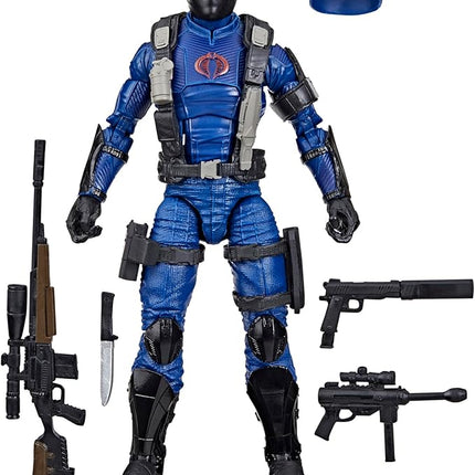 G.I. Joe Classified Series Retro Cardback Cobra Trooper, Collectible 6 Inch Action Figure with 9 Accessories