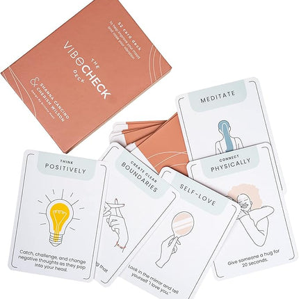 Mindfulness in A Deck | Mindfulness Tool | Self-Help | Prompts for Stress Relief, Kindness, Gratitude, Relaxation, Anxiety, & Grounding | Mindfulness Gift | Great for All Ages