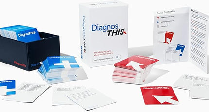 DiagnosThis – Hilarious Hypochondriac Party Game for Adults | 300 Diagnosis & 100 Symptom Cards for Medical Nerds, Hypochondriacs & Game Nights