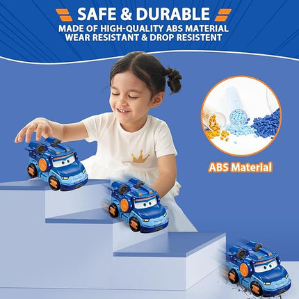 Super Wings Transformable Toys 5" Action Figure Supercharge Tobot Leo, 3 in 1 Rescue Bots Transforming Airplane Car Robot, Educational Toys for Boys and Girls Age 3+, Gifts for Preschool Kids