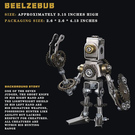 3D Metal Puzzles for Adults，3D Puzzle Metal Model Kit，3D Mechanical Model，Brain Teaser Puzzles DIY Assembling for Stress Relief for Teenagers and Adults