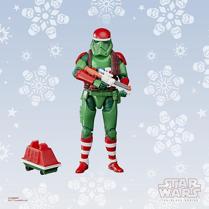 STAR WARS The Black Series First Order Stormtrooper (Holiday Edition) and Mouse Droid Toys, 6-Inch-Scale Holiday-Themed Collectible Figures (Amazon Exclusive)