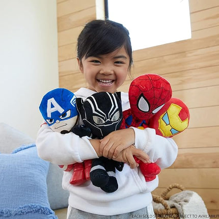 Marvel Plush Character Figure, 8-inch Ironman Super Hero Soft Doll in Fun-to-Touch Fabrics, Collectible Gift for Kids & Fans Ages 3 Years Old & Up