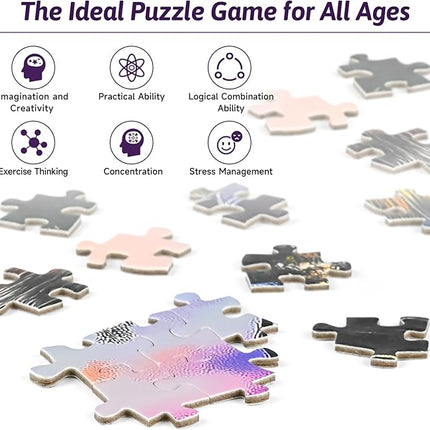 1000 Piece Jigsaw Puzzle for Adults - Challenging Jigsaw Puzzles for Relaxation & Brain Exercise, Premium Quality Adult Puzzle Game for Family Nights (S-Cano)