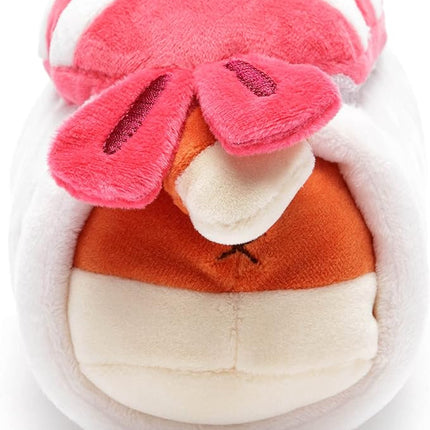 Anirollz Foxiroll Plush in Shrimp Sushi Outfitz – Kawaii Fox Stuffed Animal with Removable Costume – Cute 6” Squishy Plush Toy Gift for Girls & Kids
