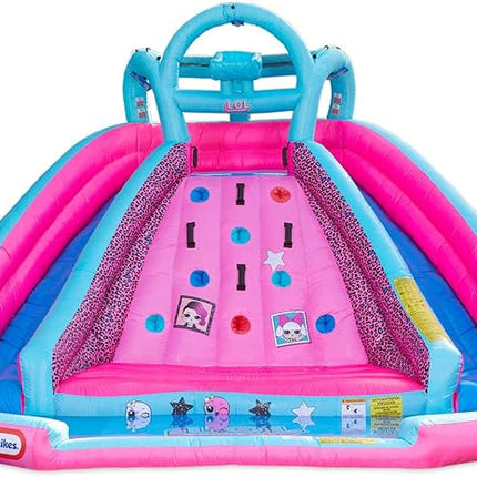 L.O.L. Surprise Inflatable River Race Water Slide with Blower