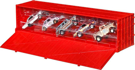 Hot Wheels Premium Toy Cars & Trucks, Lion’s Roar Container Set with 5 Die-Cast 1:64 Scale Drag Racing Vehicles in Collectable Display Container