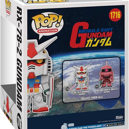 Funko POP! Super: MS Gundam - RX-78-2 Gundam - Mobile Suit Gundam - Collectable Vinyl Figure - Gift Idea - Official Merchandise - for Kids & Adults - TV Fans - Model Figure for Collectors and Display