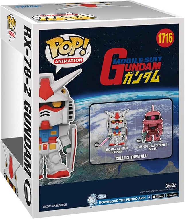 Funko POP! Super: MS Gundam - RX-78-2 Gundam - Mobile Suit Gundam - Collectable Vinyl Figure - Gift Idea - Official Merchandise - for Kids & Adults - TV Fans - Model Figure for Collectors and Display