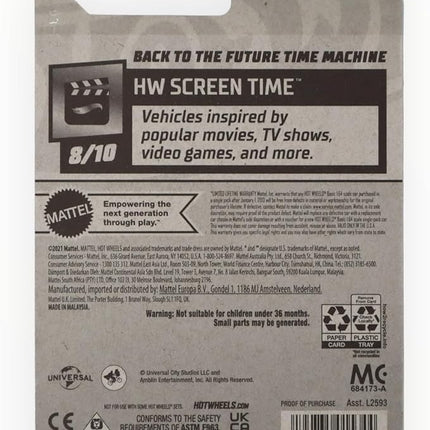 Hot Wheels Back to The Future Time Machine