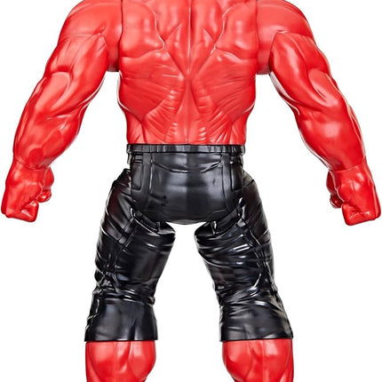 Marvel Studios Captain America Brave New World, Titan Hero Series, 12-Inch Deluxe Red Hulk Action Figure, Super Hero Toys for Kids 4 and Up
