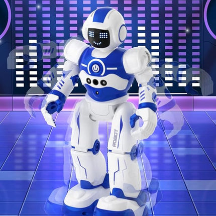 Robot Toys for Kids,Programmable Remote Control Smart Walking Dancing Robot Toy with Gesture & Sensing for Age 4 5 6 7 8 9 10 Year Old Boys for Birthday Present