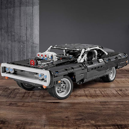 LEGO Technic Fast & Furious Dom's Dodge Charger 42111 Building Toy - Racing Car Model Building Kit, Iconic Movie Inspired Collector's Set, Gift Idea for Kids, Teens, and Adults Ages 10+