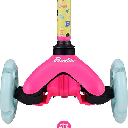 Voyager - Self Balancing Kick Scooter with Light Up Wheels, Extra Wide Deck, 3 Wheel Platform, Foot Activated Brake, 75 lbs Limit, Kids & Toddlers Girls or Boys, for Ages 3 and Up