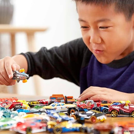Hot Wheels Toy Cars & Trucks 20-Pack, Set of 20 1:64 Scale Vehicles for Play or Display, Instant Collection (Styles May Vary) (Amazon Exclusive)