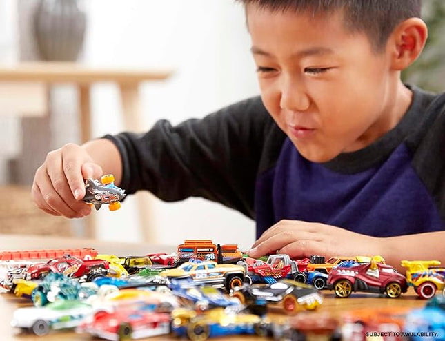 Hot Wheels Toy Cars & Trucks 20-Pack, Set of 20 1:64 Scale Vehicles for Play or Display, Instant Collection (Styles May Vary) (Amazon Exclusive)