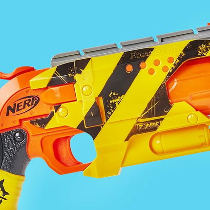 Nerf Zombie Strike Hammershot Blaster, Pull-Back Hammer-Blasting Action, 5 Darts (Amazon Exclusive)