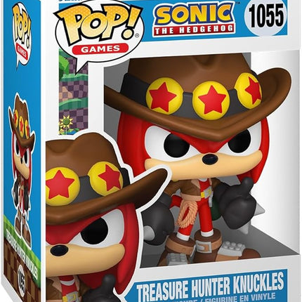 Funko Pop Games: Sonic - Treasure Hunter Knuckles The Echidna - Sonic The Hedgehog - Collectable Vinyl Figure - Gift Idea - Official Merchandise - Toys for Kids & Adults - Video Games Fans